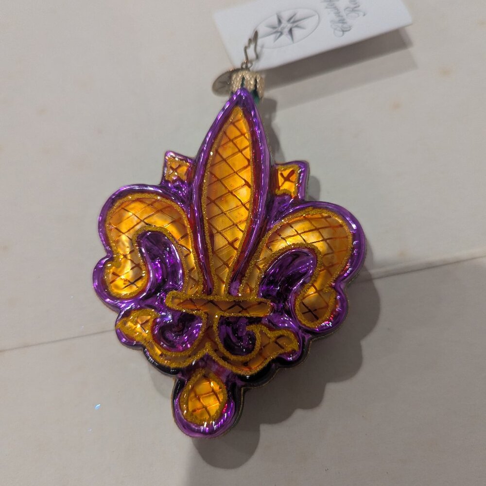 Christopher Radko Fleur De Lys Ornament
